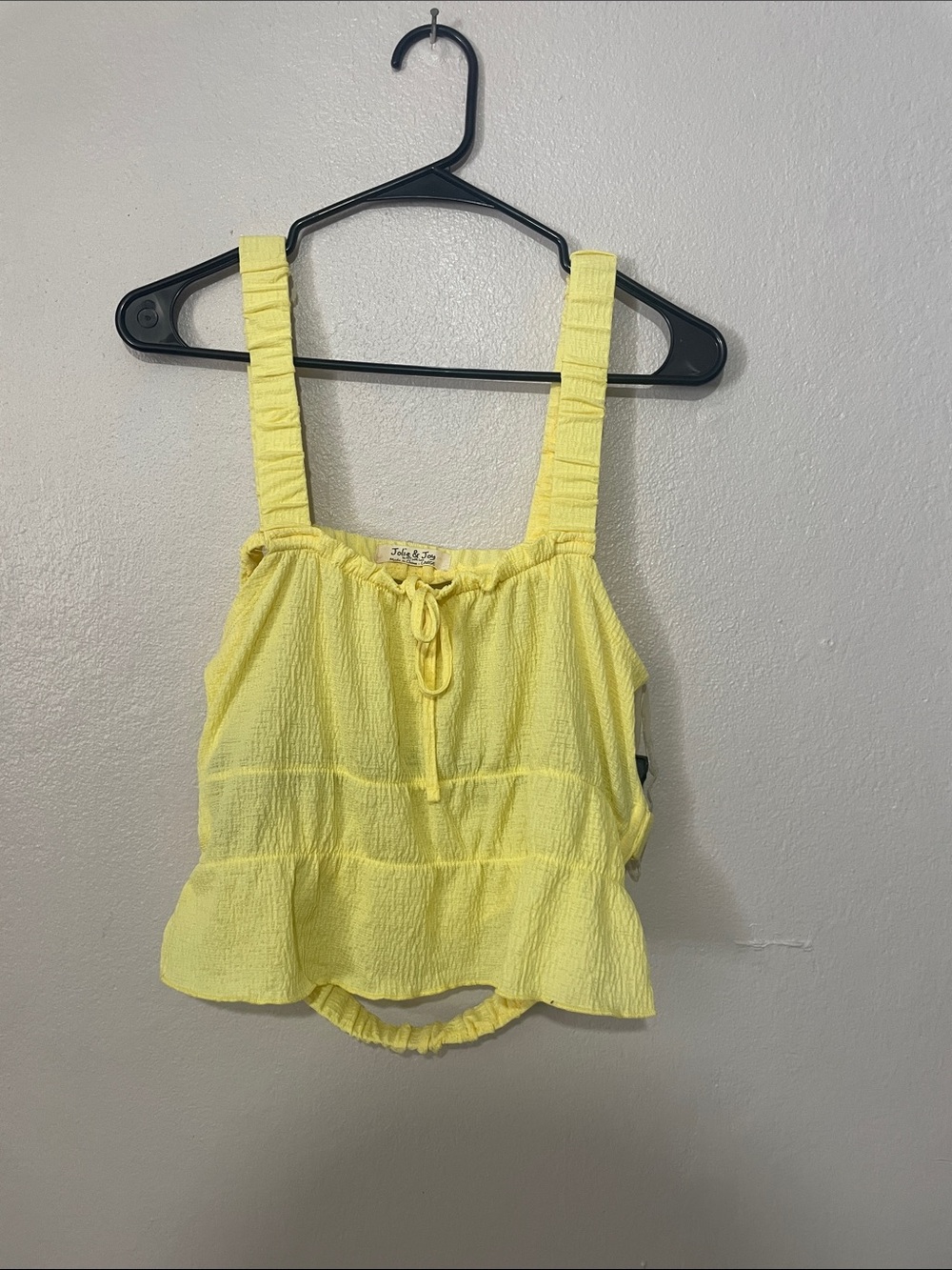 Sunshine Ruffle Hem Tie-Front Cami